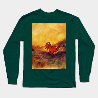 The adventures of Rexley the T-rex Long Sleeve T-Shirt
